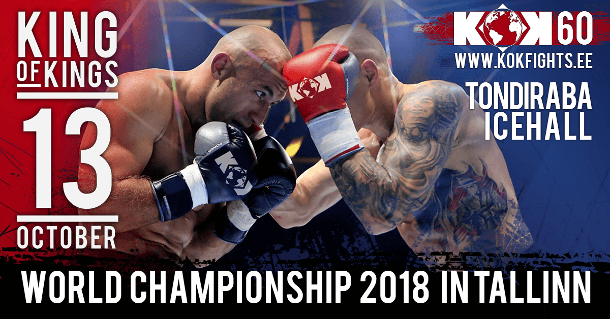KOK’60 WORLD CHAPIONSHIP IN TALLINN 13.10.2018 event poster