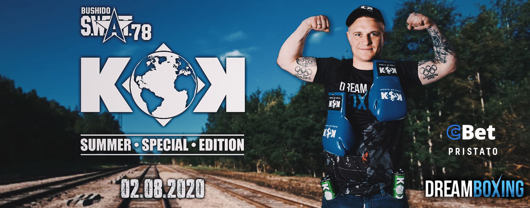 KOK SUMMER SPECIAL EDITION/ BUSHIDO SWAT’78 event poster