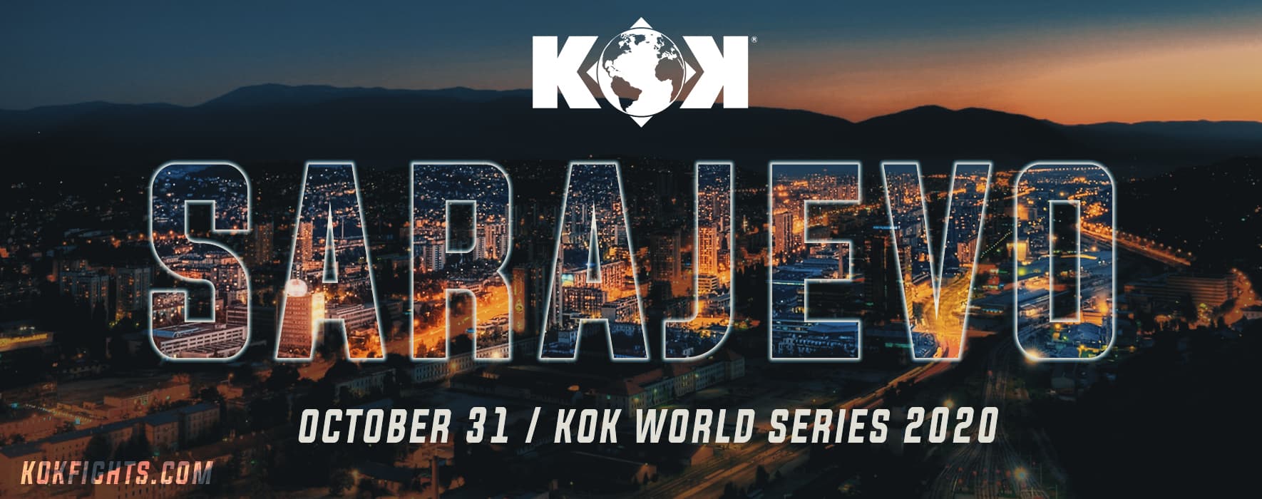 KOK World Series in Sarajevo event poster