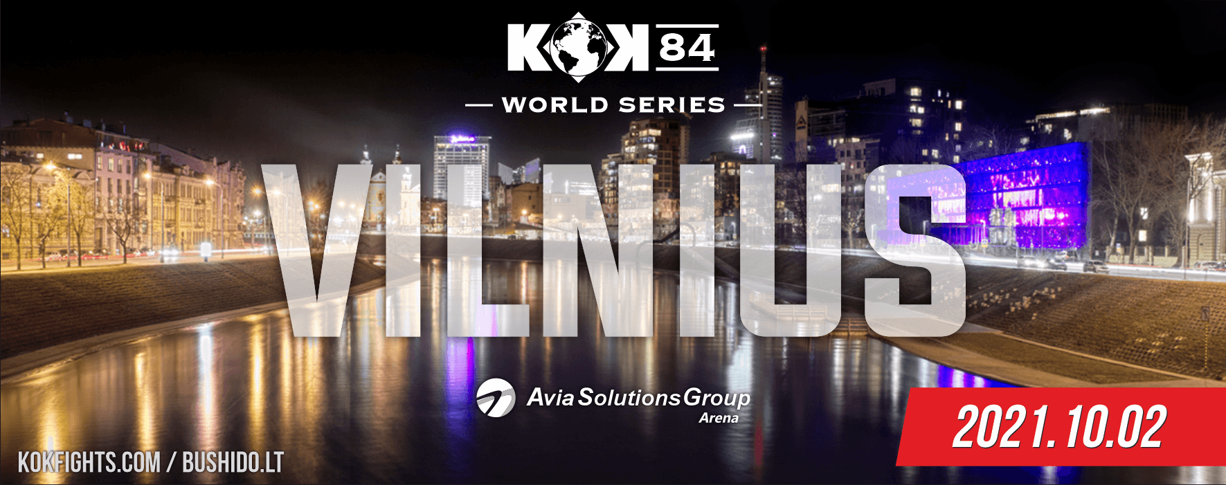 KOK’84 World Series in Vilnius 02.10.2021 event poster