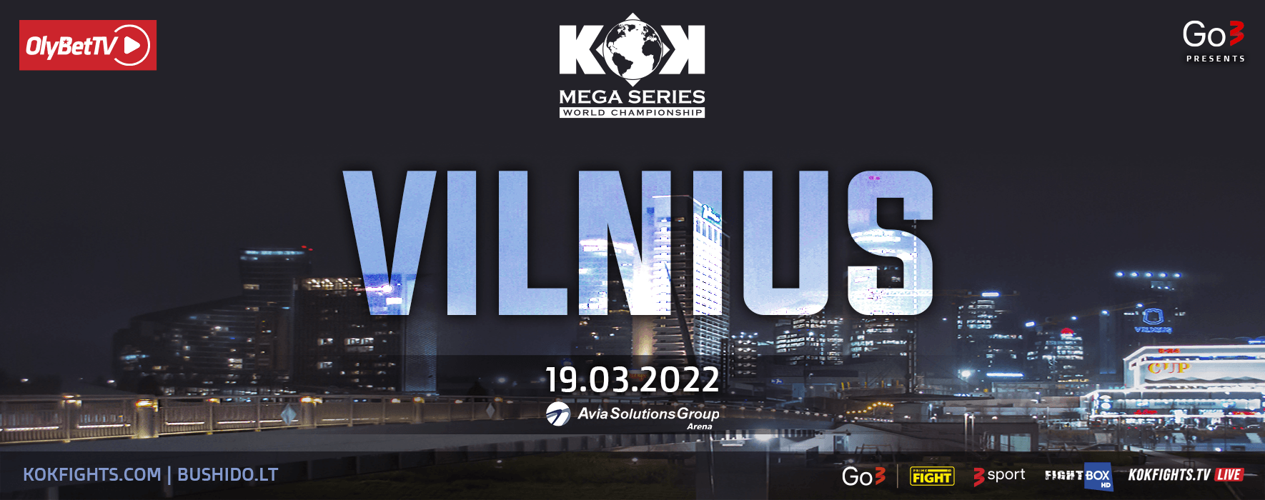 KOK Mega Series 2022 event poster