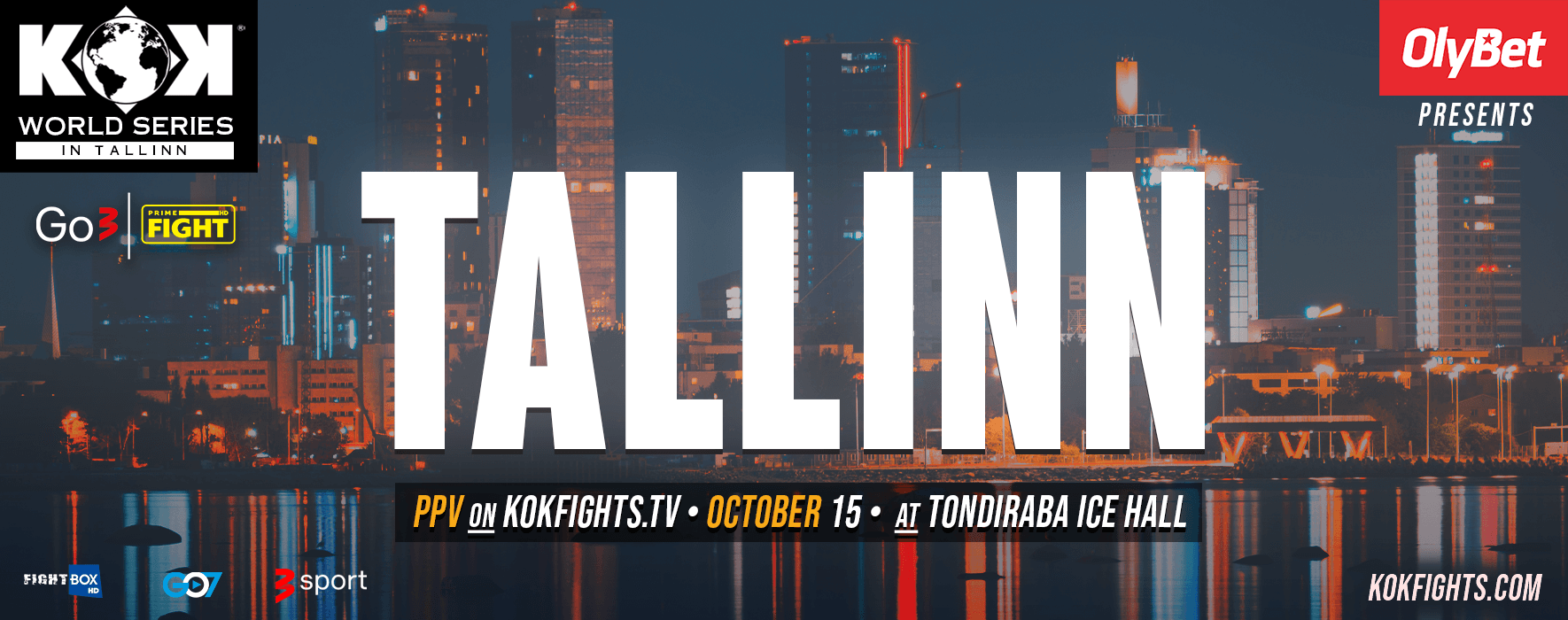 KOK World Series in Tallinn event poster