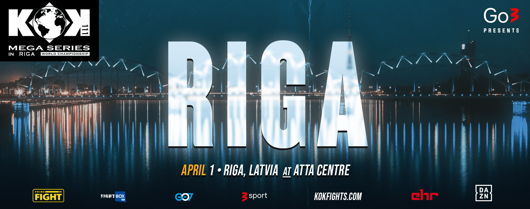 KOK’111 Mega Series in Riga event poster