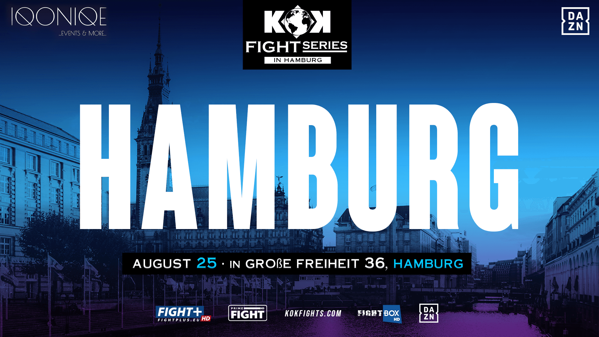 KOK Fight Series in Hamburg event poster
