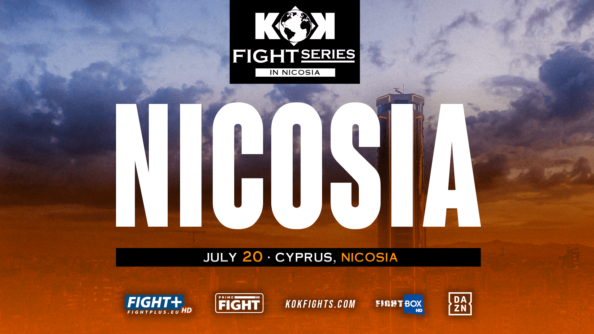 KOK FIGHT SERIES IN NICOSIA event poster